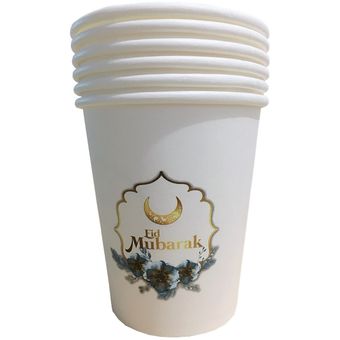 10 Uds Eid Mubarak Favor caja de caramelos de Ramadán Kareem Cajas d 