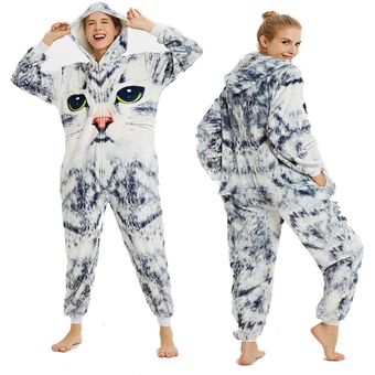 Panda Pijama de unicornio para niño y niña pijama de conejo dinosaurio lobo mono de invierno para adultos y adolescentes-LA27 