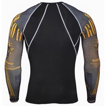ajustado jersey de secado rápido Camiseta deportiva de manga larga para hombre para deportes al aire libre 