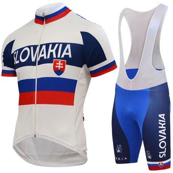 MTB camiseta de ciclismo de carretera pantalones cortos Conjunto de Jersey de ciclismo para hombre ropa de equipo nacional eslovaco deporte 