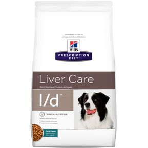 Hills Prescription Diet L/d x 17.6 libras cuidado hepático para perros adultos.