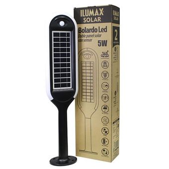 Lámpara LED 4W Recargable Solar Luz Blanca - ILUMAX