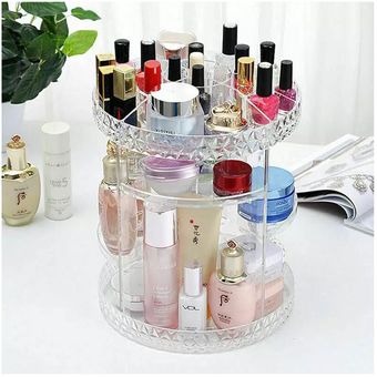 Organizador de baño aseo para maquillaje pintalabios con espejo