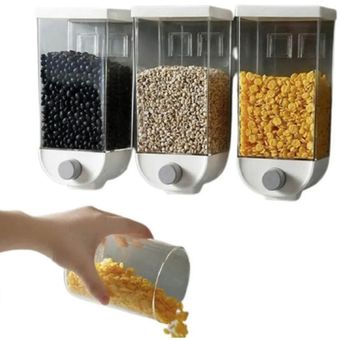 Dispensador De Cereales Granos Arroz Fresh De Pared 1500ml