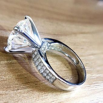 Bali Jelry Fashion Ring 925 Silver Jewelry 9 Mm Circle Gems 