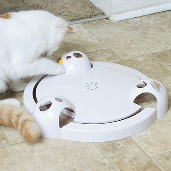 Pounce Cat interactivo automático ajustable electrónico operado 