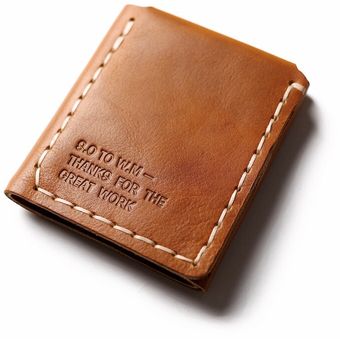 Cartera de piel para hombre Gathersun cartera grande de Walter Mitty hecha a mano billetera de auténtica personalizada con bolsillo para monedas(#Tan) LUN | Perú - UN055FA0LGI3XLPE