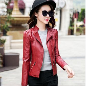 chaqueta simil piel mujer