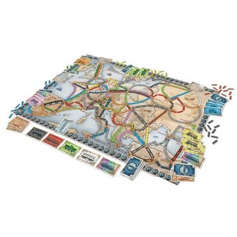 Ticket To Ride Juego de Mesa: Aventureros al Tren Europe Europa 