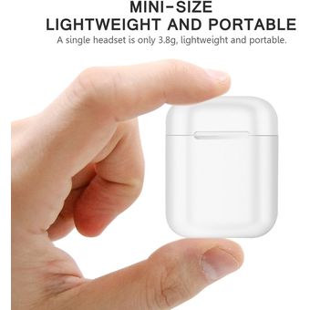Mini I12 Auriculares Auriculares inalámbricos Bajo 3D Estéreo para iPhone Android 