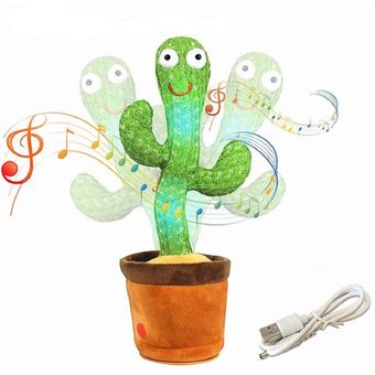 Juguete Muñeco Cactus Bailarin Imita La Voz