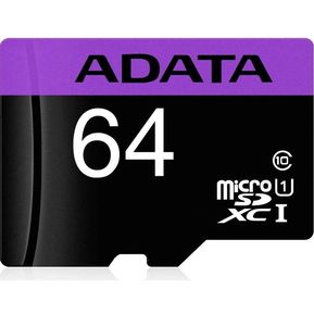 Memoria Micro SD 64GB ADATA Clase 10 Video Full HD