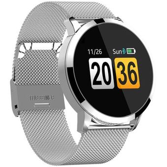 smartwatch pulsera metalica