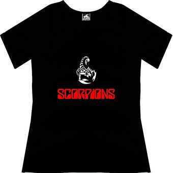 Camiseta discount scorpions mujer