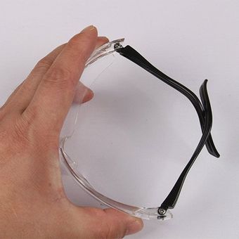 protectora gafas anti-niebla de aislamiento transpirable gafas anti-saliva totalmente clara visión de seguridad anti-salpicaduras Neutro 