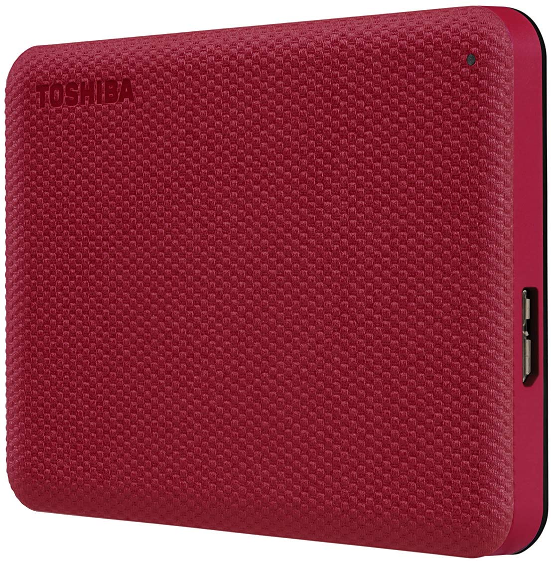 Disco Duro Externo 2.5 Toshiba Canvio Advanced 2TB Portátil Rojo
