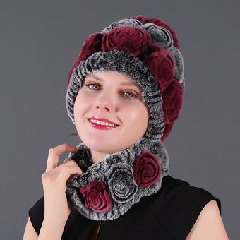 Sombrero De Paja De Piel De Mujer Invierno De Mujer Sombrero 