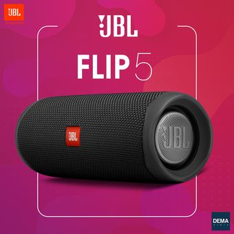 Parlante Jbl Flip 5 Bluetooth Acuático - Negro JBL