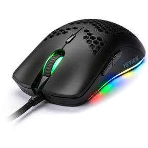 Mouse Gamer YEYIAN YMG-24310 LINKS 3000, RGB, 6 Botones, Neg...