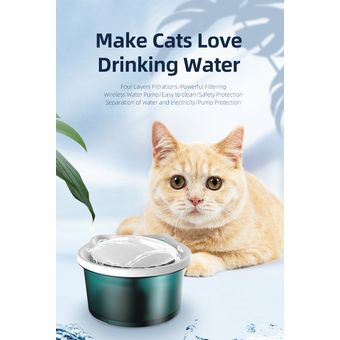 Fuente de agua automática bebedero para gatos y perros TOMOMI