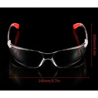 Prueba PC Gafas de seguridad de la motocicleta de protección Gafas de Niebla Polvo de viento Splash 