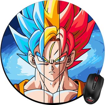 Mouse Pad Dragon Ball Z Redondo