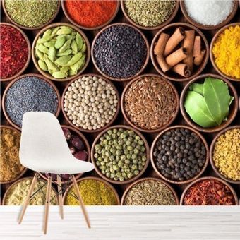 Colourful Spices Kitchen Panoramic Wall Ws-50201 Avery 