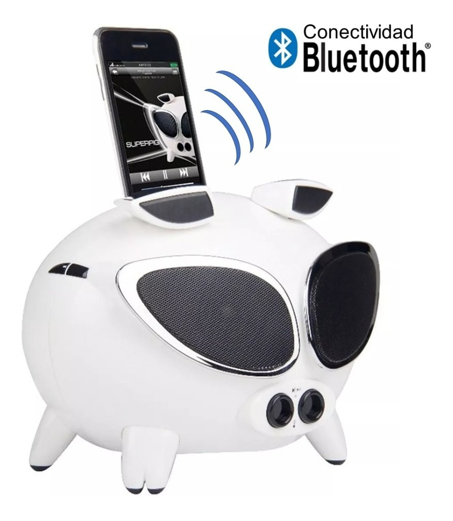 Bocina Bluetooth Super Pig Touch MP3 Iphone Ipad USB Q7-BT