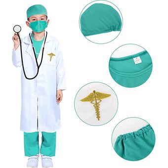 Disfraz de cirujano para niños disfraz de doctor | Linio Perú -  GE582TB1DOX6KLPE