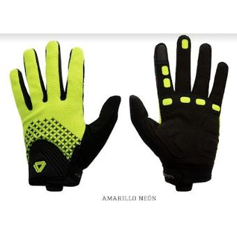 Guantes Ciclismo GW Largos Torch Amarillo Neon Linio Colombia