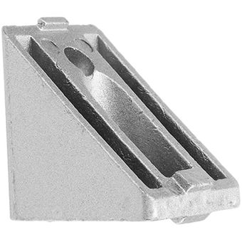 Accesorio Bordes biselados de aluminio Soporte de conector J 
