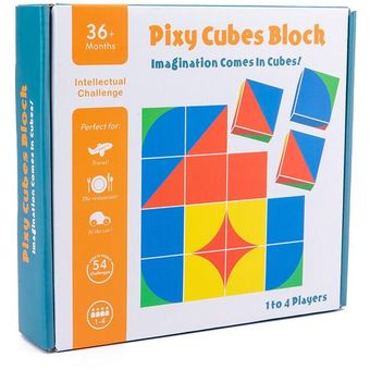 Tarjetas Juego Bloques Pixy Cube Blocks Figura Patron Arte 