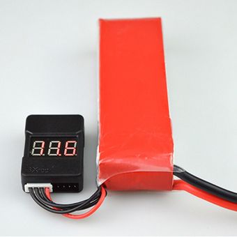 12 PCS BX100 1-8S Probador de voltaje Lipo  Alarma de zumbador de ba 