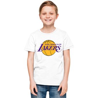 Camiseta Blanca Niño Angeles Lakers ADN CAMISETAS