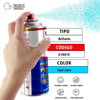 Pintura Aerosol Color Azul Claro - Tienda IUSA