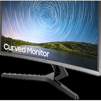 Monitor Samsung Color Negro Curvo 4ms Full Hd Hdmi 24'' - Reacondicionado