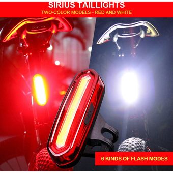Bike Taillight  Riding Rear light Led Usb Chargeable Mountain Bike Cycling Light Tail-lamp Bicycle 