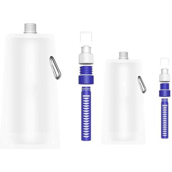 Bolsa de agua plegable para viajes al aire libre Filtro 