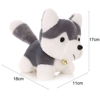 peluche de perro siberiano
