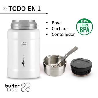 Termo De Comida Acero Inoxidable De 800 Ml + Cuchara