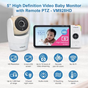 Monitor Camara Bebe Vtech Hd 720p Pantalla De 7 VTECH