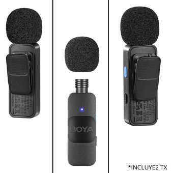 Sistema de Micrófono Inalámbrico para Iphone Boya BY-V2