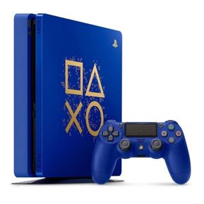 Consola Playstation 4 Slim Ps4 1 Tb Edición Limitada Azul