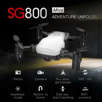 SG800 Drone 2,4G Mini FPV RC Drone RTF con la cámara Wifi HD Micro Radio C HON 
