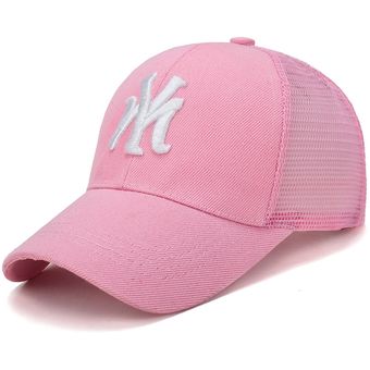 gorro aju Gorras de béisbol de malla con letras para hombre y mujer 