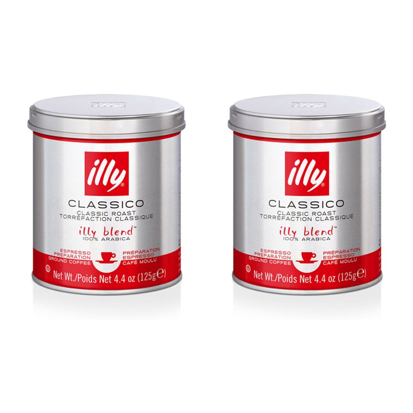 2 LATAS CAFÉ ILLY MOLIDO 125 GRS ⇒ Mejor Precio