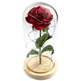 Rosa eterna con tallo verde y ciclo de luz - rojo | Linio Colombia -  GE063PE09WFI9LCO