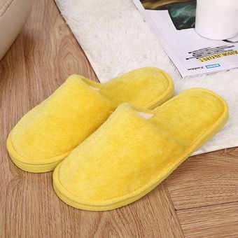 Zapatillas de casa mullidas para hombre y mujer zapatillas suaves de felpa cálidas para el in CHU 