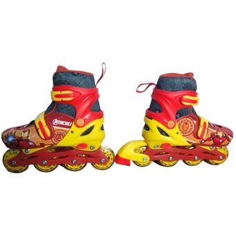 Patines para niños 4 Ruedas Avengers 19 a 21 cm Azul/Rojo