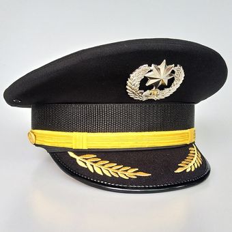 #gold star navy Seguridad tapa Militar sombreros gorro cadete portero propiedad ejército Militar accesorios rendimiento fotografía Casquette Gorras con visera 